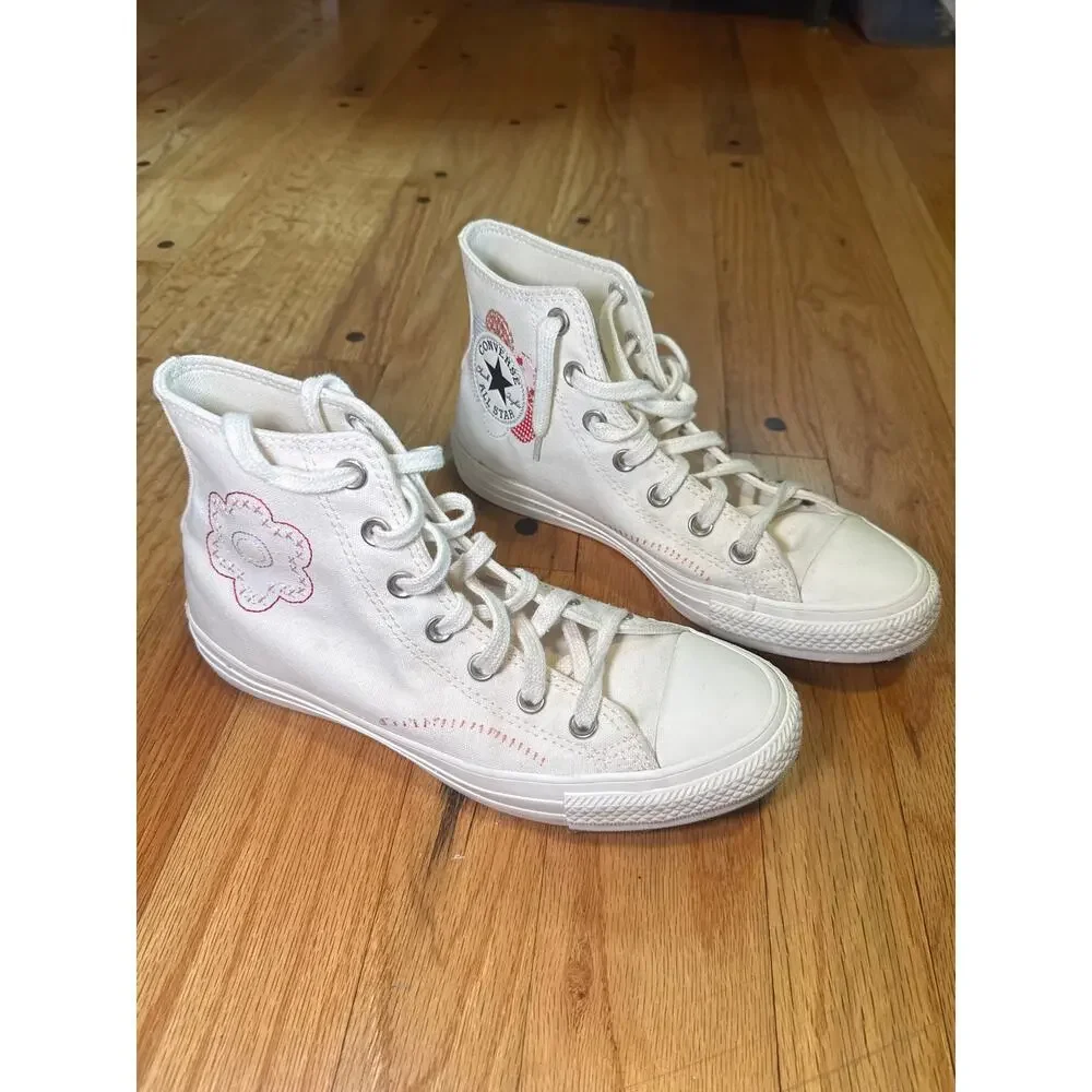 Converse Chuck Taylor Crafted Patchwork High Top Womens Sz 8 Floral A05195C